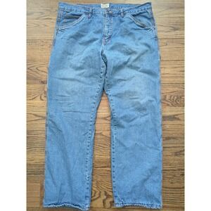 C.E. Schmidt Workwear Fleece Lined Carpenter Denim Jeans Size 40x34 Hammer Loop